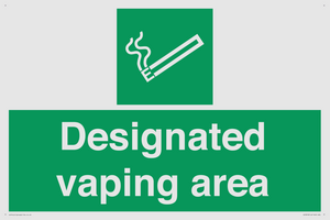 Designated vaping area